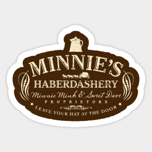 Minnie's Haberdashery - Light Print Sticker